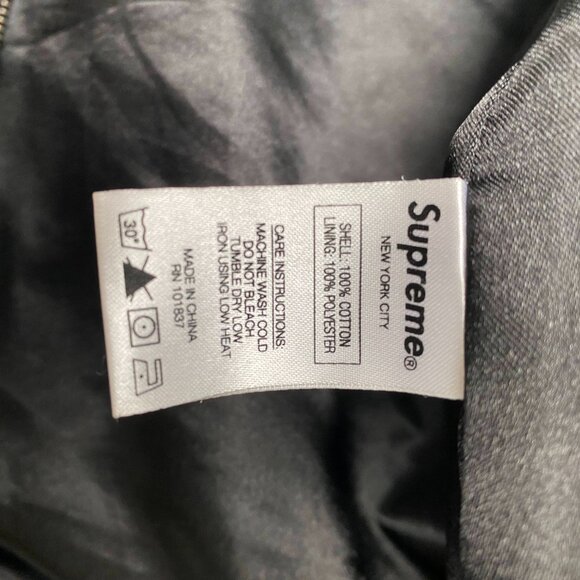 Supreme SS17 Truth Tour Jacket - Black Size M Preowned - Picture 8 of 10